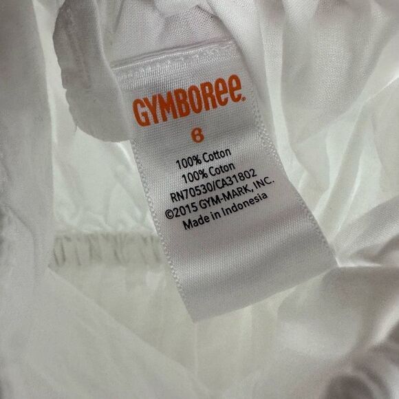 Gymboree White with Metallic Pineapple Print Dress size 6 - Picture 3 of 6